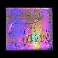 Abstractions / Think / Purple / 3.25”