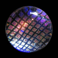 Lampworked / Diachromatic / Squares / 2.5”