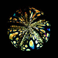 Lampworked / Diachromatic / Star / 2.5”