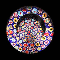 Lampworked / Milli / Mixed / Blue / 2.5”