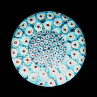 Lampworked / Milli / Stars / Blue / 2.5”